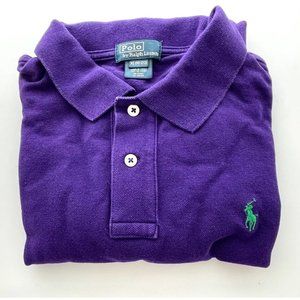 Polo by Ralph Lauren, XL 18-20 Youth, Purple Cotton Pique Polo Shirt